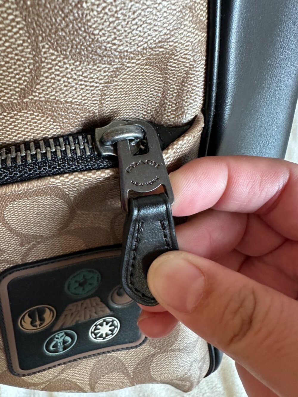 NWT! RARE! Coach X Star Wars Westway Backpack In Signature Canvas With Patches - Picture 6 of 15